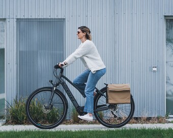 Chic and feminine bicycle bag - Citadelle Beige and Yellow