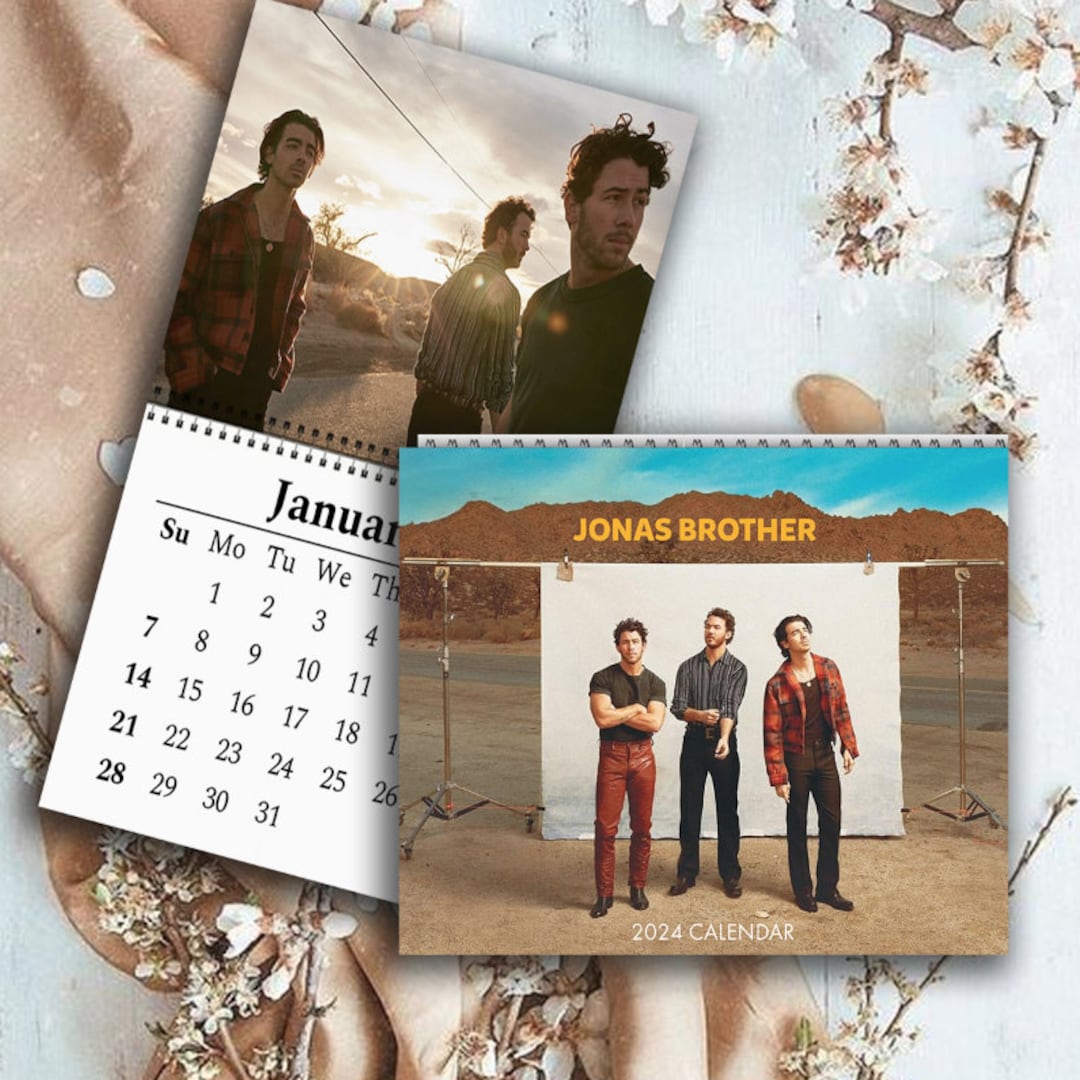 Jonas Brothers Calendar, 2024 Calendar, Wall Calendar 2024, Planner 2024, Jonas Brothers Mug
