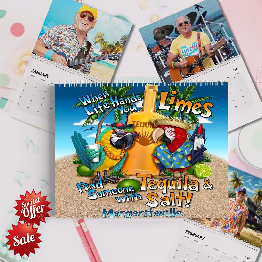 Jimmy Buffett 2024 Calendar, Parrothead Margaritaville Country Music