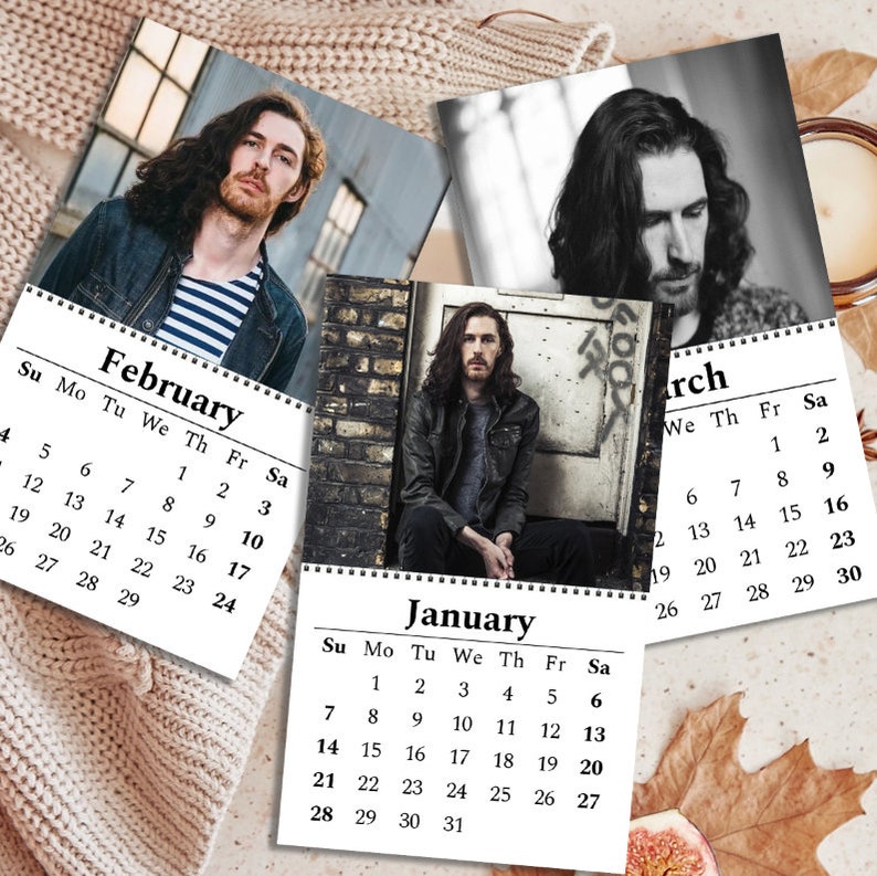 Hozier Calendar, 2024 Calendar, Wall Calendar 2024, Planner 2024