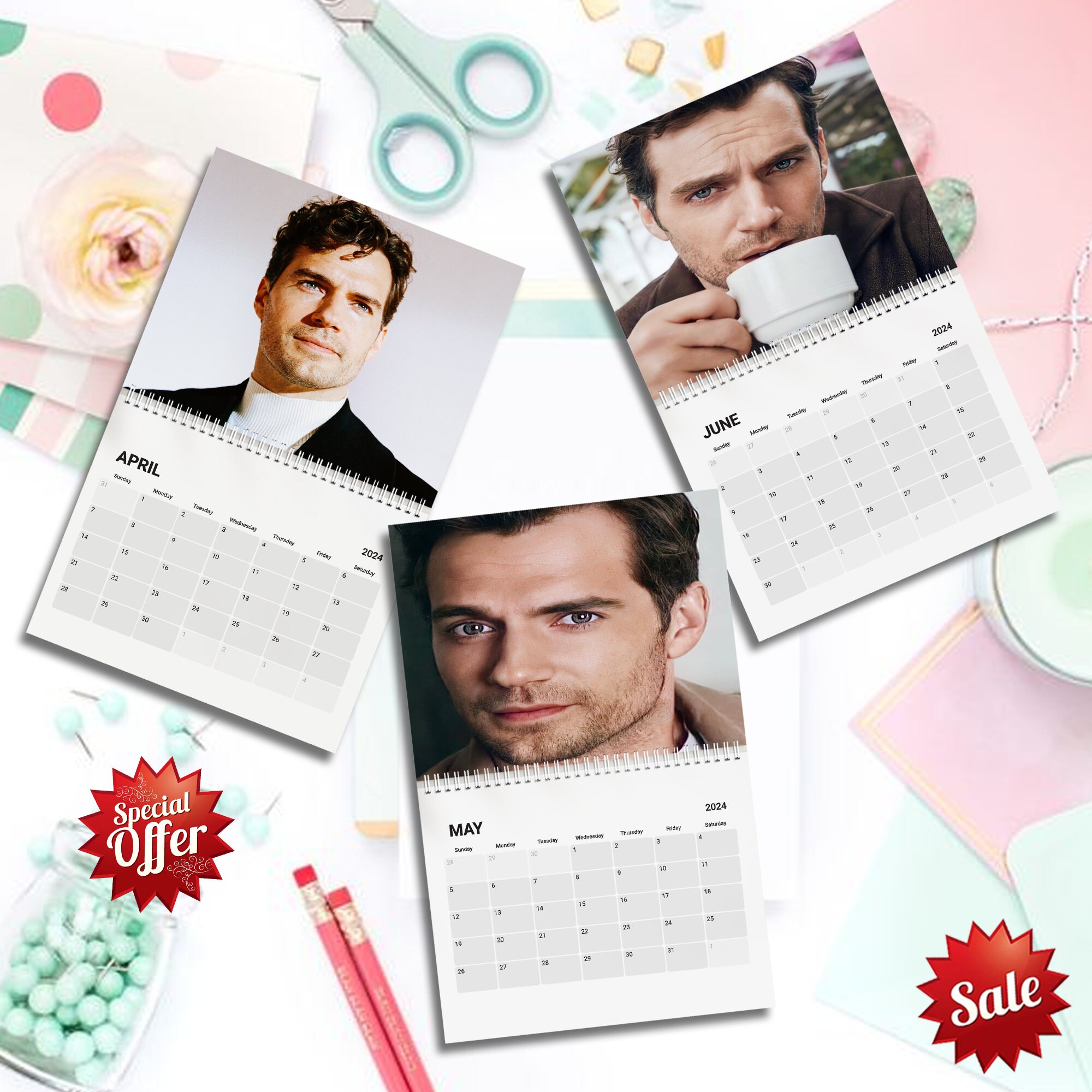 Henry Cavill 2024 Calendar sold by Burnt Chronicler | SKU 4074776 ...
