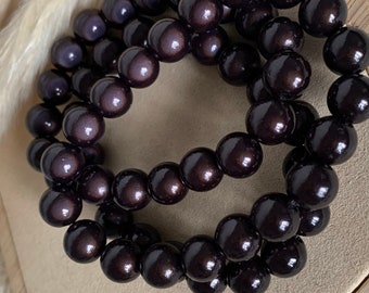 Magic Pearls, Wunderperlen,Geschenk für Freundin,Mama,Perlen Armband,Armband Schwarz