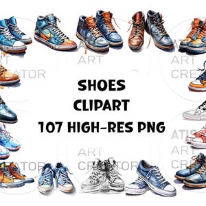 Shoes Clipart, Shoes PNG, Footwear Clipart, Footwear PNG, Sports Shoes PNG, Converse Clipart, Sports Shoe Clipart, Sneaker Clipart, Sneakers