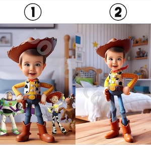 Retrato de Woody para niños, Woody Toy Story personalizado para niños, imagen personalizada de Woody, dibujo de Toy Story, dibujo de Woody Toy Story, regalo de Woody
