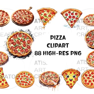 Pizza clipart, pizza png, pizza slice png, pizza plakboek, clipart pepperoni pizza, cartoon pizza clipart, clipart pizza party, schattige pizza