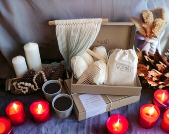 Date night kit for two, Anniversary box for Adults, home decor set, crafty Gifts, thinking of you gift, Christmas activities for Couples