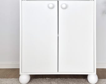 White Ball Furniture Leg: IKEA Sofa, Cabinet Replacement Feet