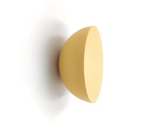 Yellow Minimalist Drawer Knob: Playful Kids Room Decor