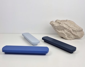 Blue wardrobe handle BLOCK I Navy furniture pulls