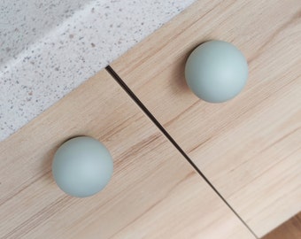 Mint Round Cabinet Knob: Kindergarten, Nursery Decor