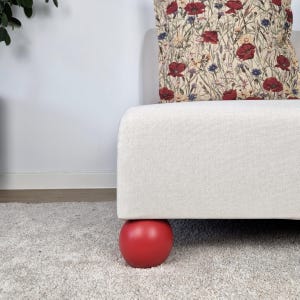 Red Ball Furniture Feet: Wooden IKEA Hack Replacement Leg