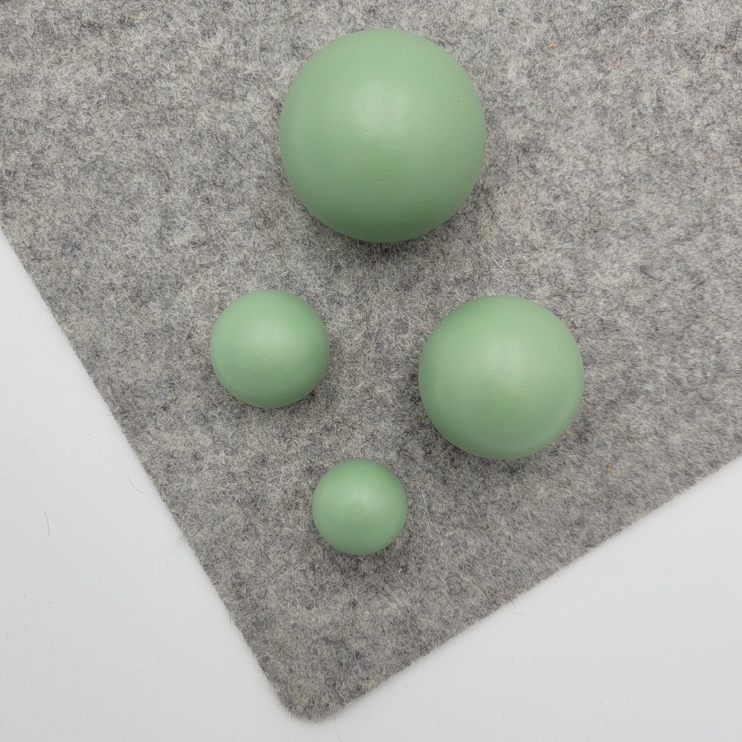 Sage Green Knob I Round Shape Furniture Decor I More Colors and Sizes Etsy