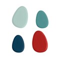 Colorful coat hooks DROP I 2 sizes I Kid's room wall decor I Multi color product logo