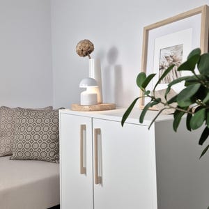 Puxadores de madeira para armários – Puxadores elegantes para gavetas, cômodas e projetos de móveis IKEA.