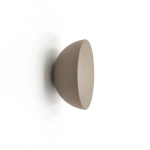 Round flat beige cabinet knob | Taupe circle furniture hardware I More colors available