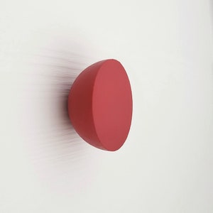 Red cabinet knob