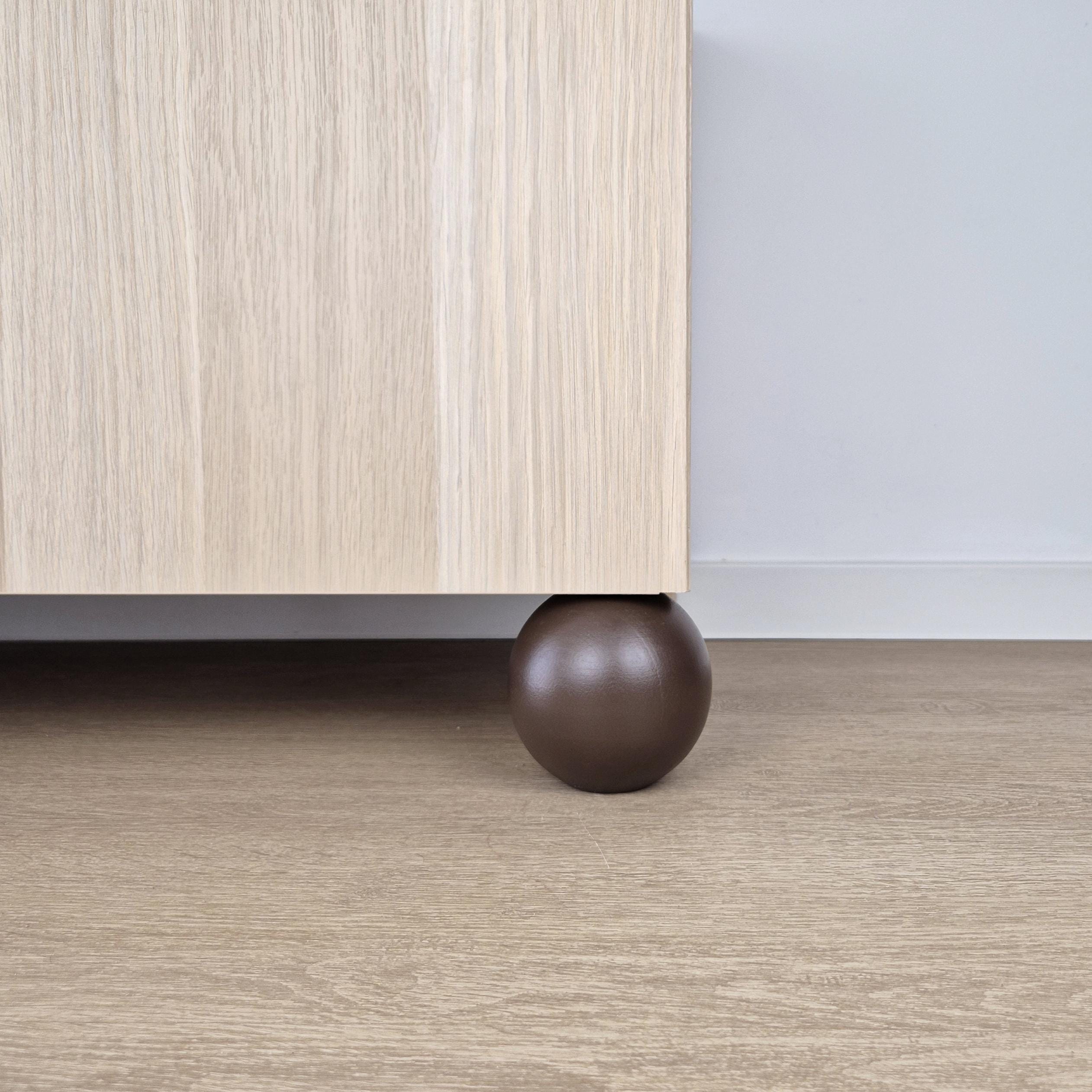 Set Di 4 Gambe Tavolo Inclinate 25cm Piedi Per Mobili In Legno Con Piastre Di Montaggio E Viti 51958192 - Foto 4