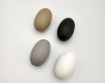 Oval large cabinet knobs | black, white, beige, or grey door handles I More colors