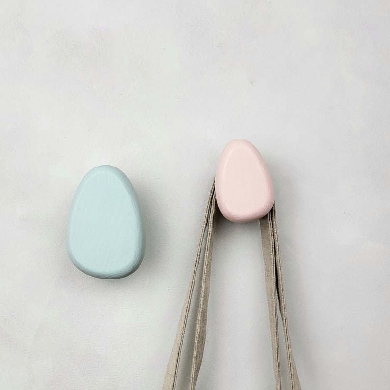 Pastel color wall hooks