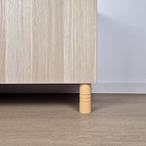 Yellow Wood Furniture Legs: Kids Room Decor, Replacement Feet