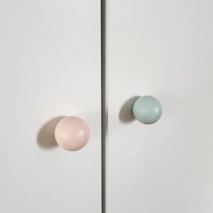 Pastel cabinet knobs