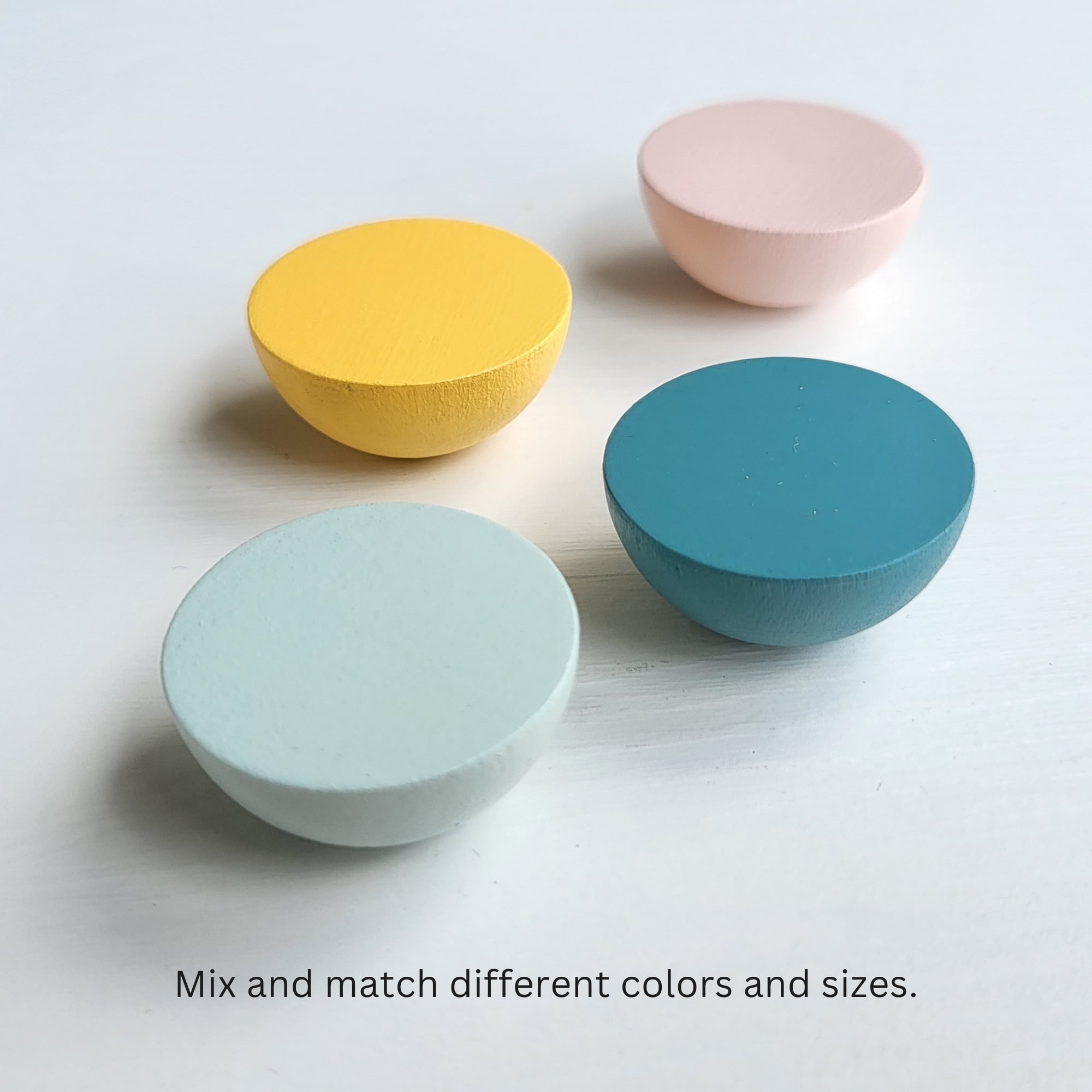 Kids room round drawer knobs I Colorful furniture accessories for nursery, kids room I More colors