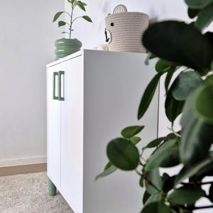 Minimalist Green Cabinet Handle - Kids Room Decor