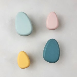 Colorful wall hooks DROP for kids room I 2 sizes I For classroom, nursery, girl&#39;s or boy&#39;s room I  Many colors available