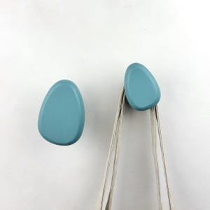 Turquoise Wall Hook: Drop Design, Nursery Decor