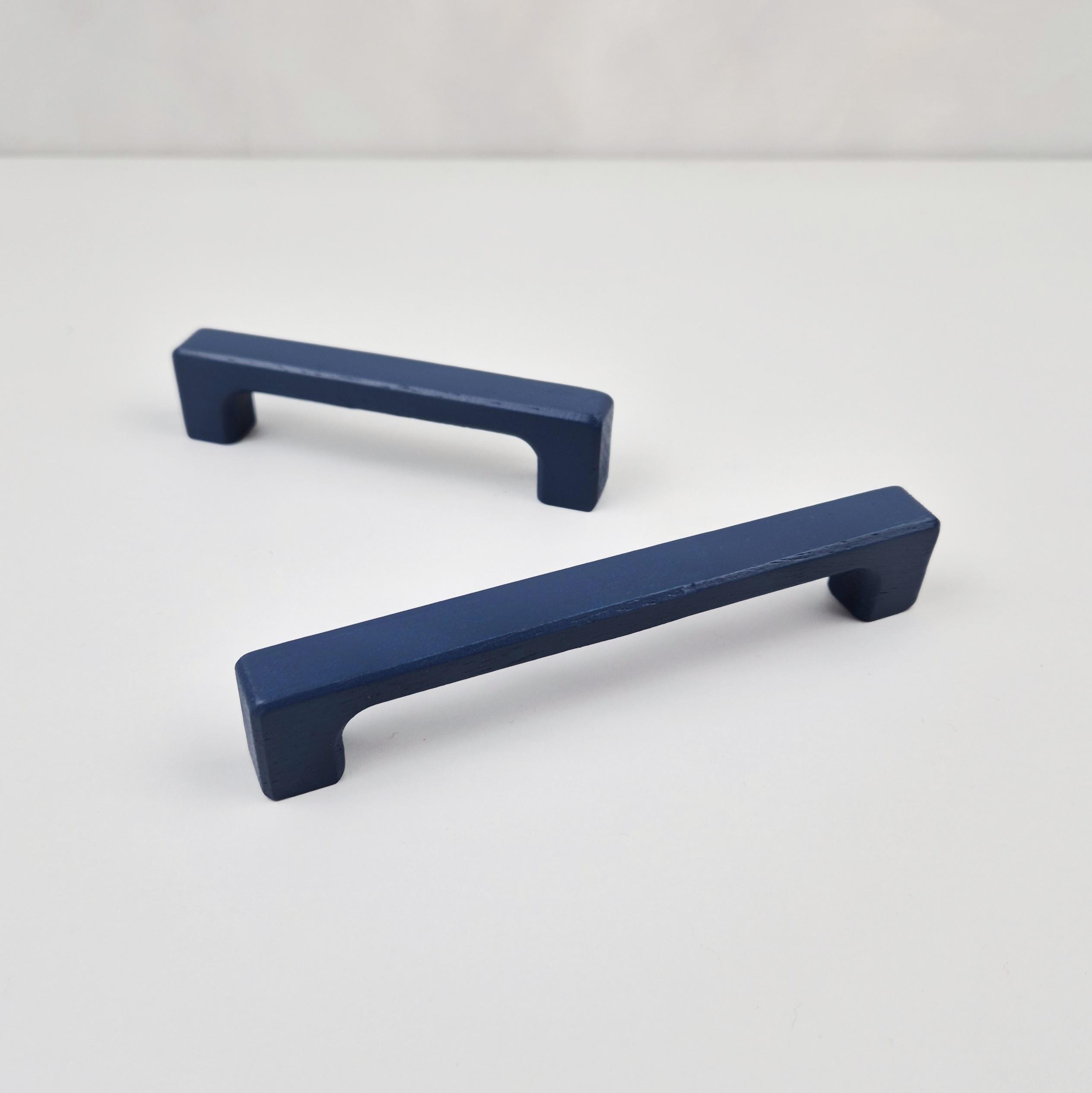 Blue Drawer Pull Handles