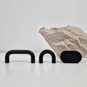 Black Cabinet Handle - Modern Hardware