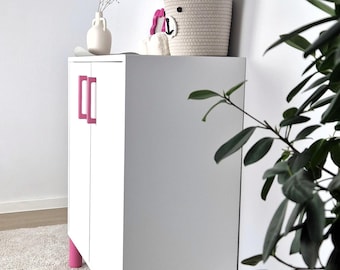 Fuchsia Pink Cabinet Pull: Nursery & Kids furniture Decor