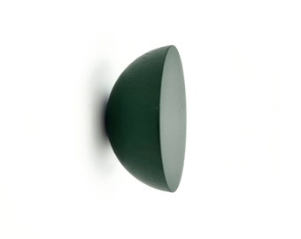 Dunkelgrüner Schubladenknopf, runde flache Form I Made in Europe I Weitere Farben erhältlich