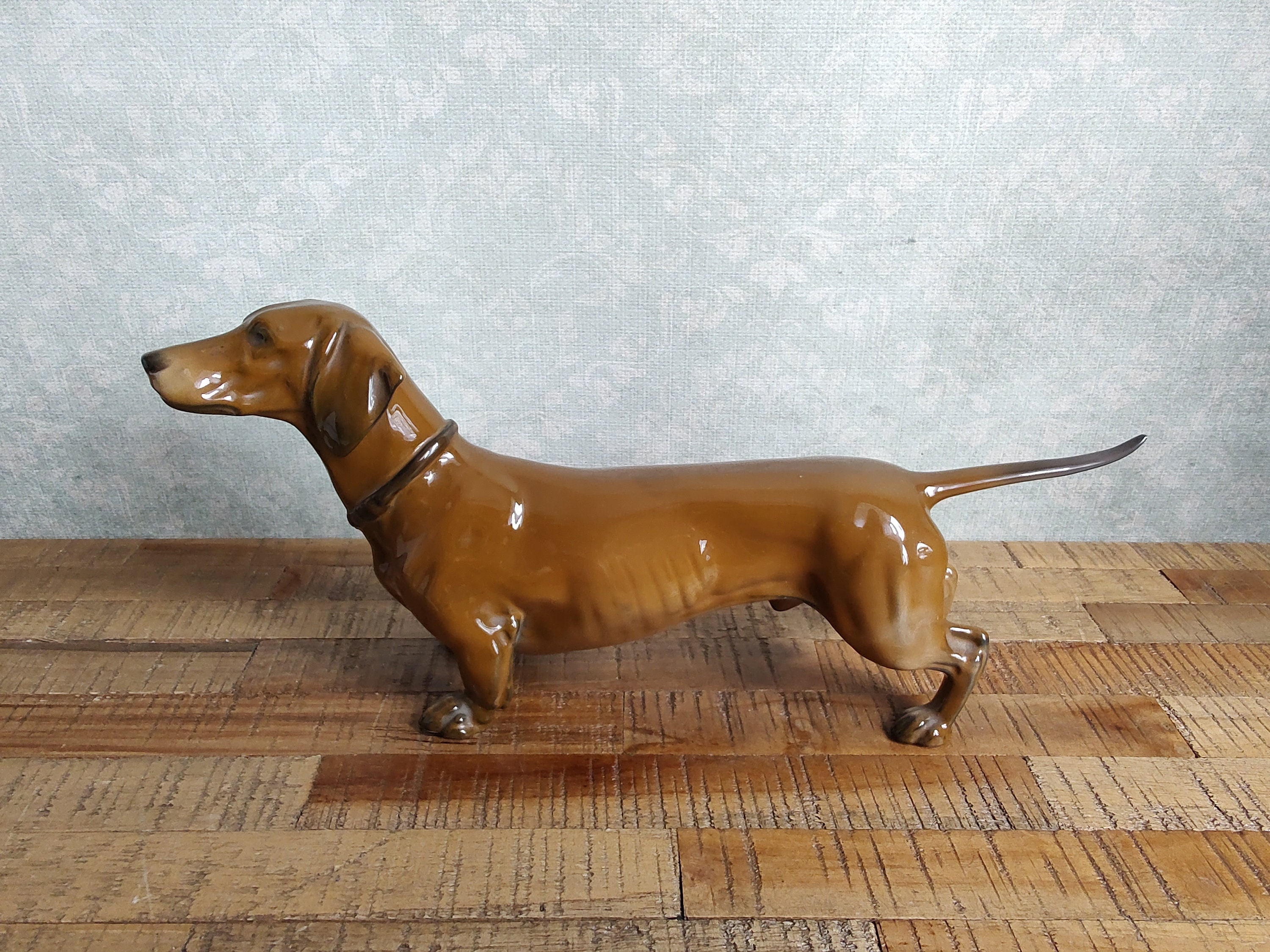Vintage Dachshund Rosenthal Otto-eichwald Dachshund Dog Figurine
