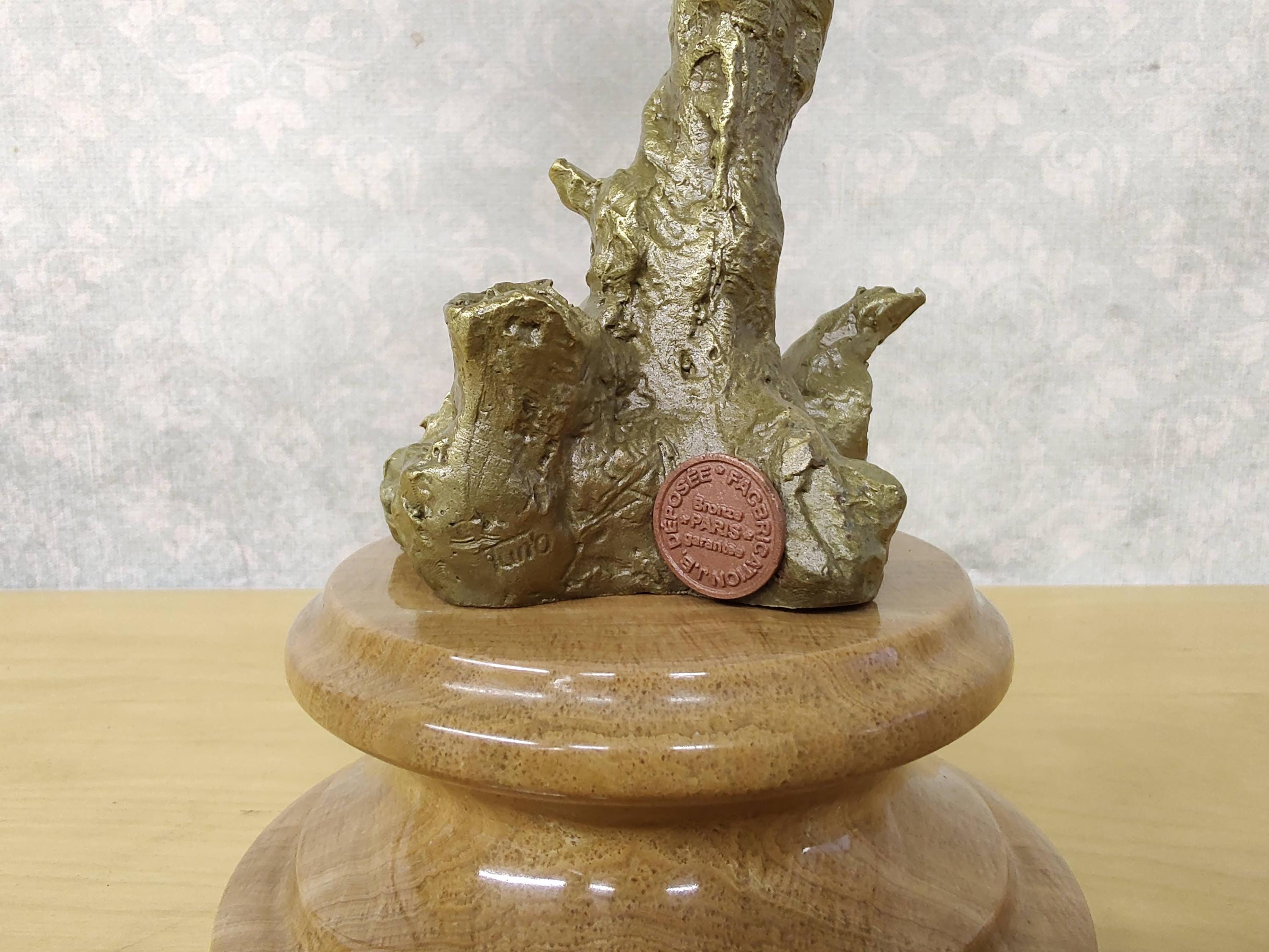 ブロンズ製鷲の彫刻 – 大理石の台座に乗った飛翔する鳥の像 - Etsy 日本