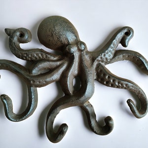 Deep Sea Octopus Hook Octopus wall hook hallway decor Octopus key holder Octopus decor towel hook Octopus bathroom decor bathroom decor