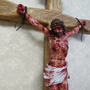 Passion Christi Kruzifix - Realistisches Kruzifix - Handgemachter Katholik