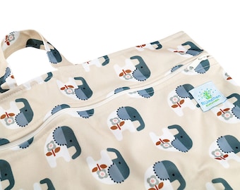 Maxi Wetbag Nasstasche Windelsack Cozy Elefant