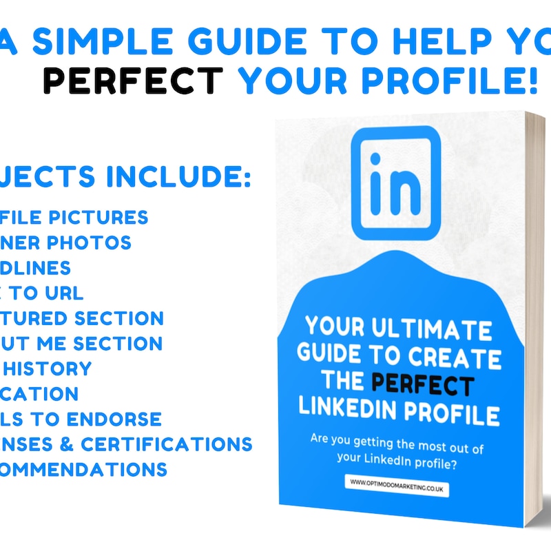 Linkedin Profile Workbook - Etsy