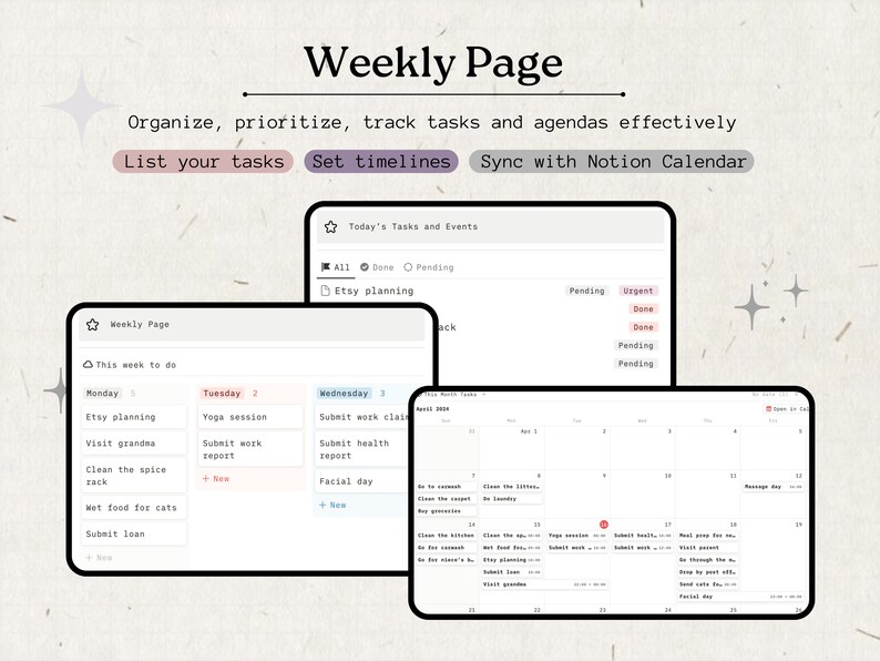 New All in One Notion Template Dashboard, Notion Ultimate Life Planner ...
