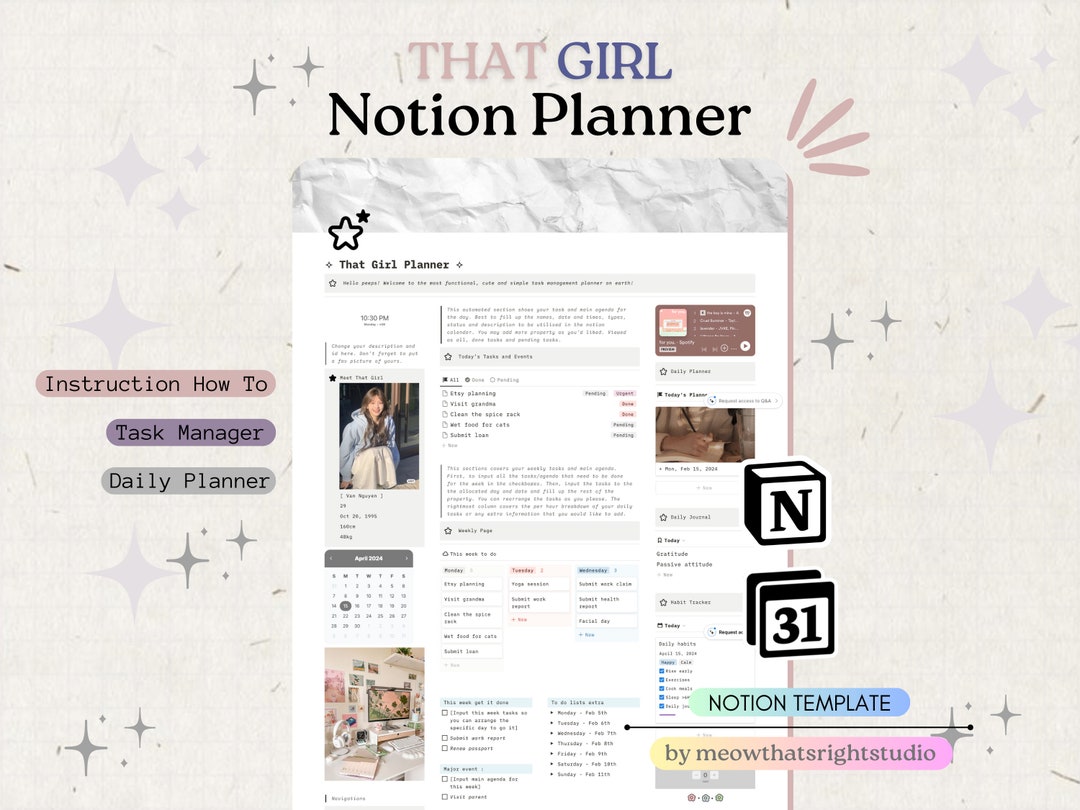 New All in One Notion Template Dashboard, Notion Ultimate Life Planner ...