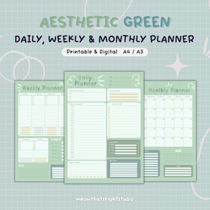 2025 Digital Planner iPad, Goodnotes Planner, Daily Weekly Monthly Planner, Goodnotes Template, ADHD Notability Planner, Digital Notebook