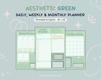2025 Digital Planner iPad, Goodnotes Planner, Daily Weekly Monthly Planner, Goodnotes Template, ADHD Notability Planner, Digital Notebook