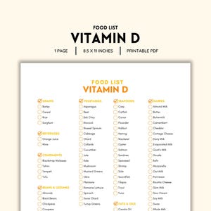 Vitamin D, Vitamin D Rich Foods, Vitamin D Best Source, Vitamin D Rich Diet, High Vitamin Digestive Health, Vitamin D Boost, PDF Download