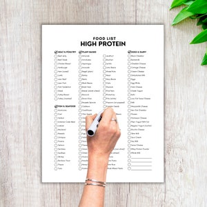 High Protein, Food List, Protein Diet, High Foods Protein Foods ...