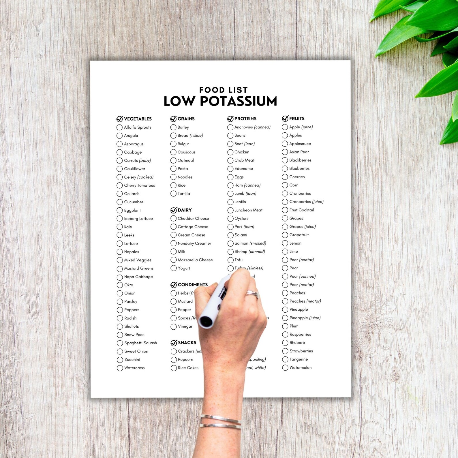 Low Potassium, Food List, Kidney Disease, Renal Diet, Chronic Illness ...
