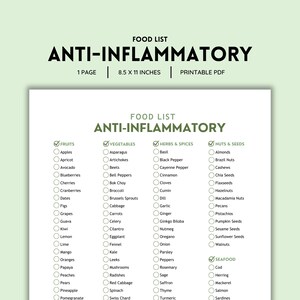 Anti Inflammatory, Grocery Lists, Food Lists, Shopping List, Food Guide ...