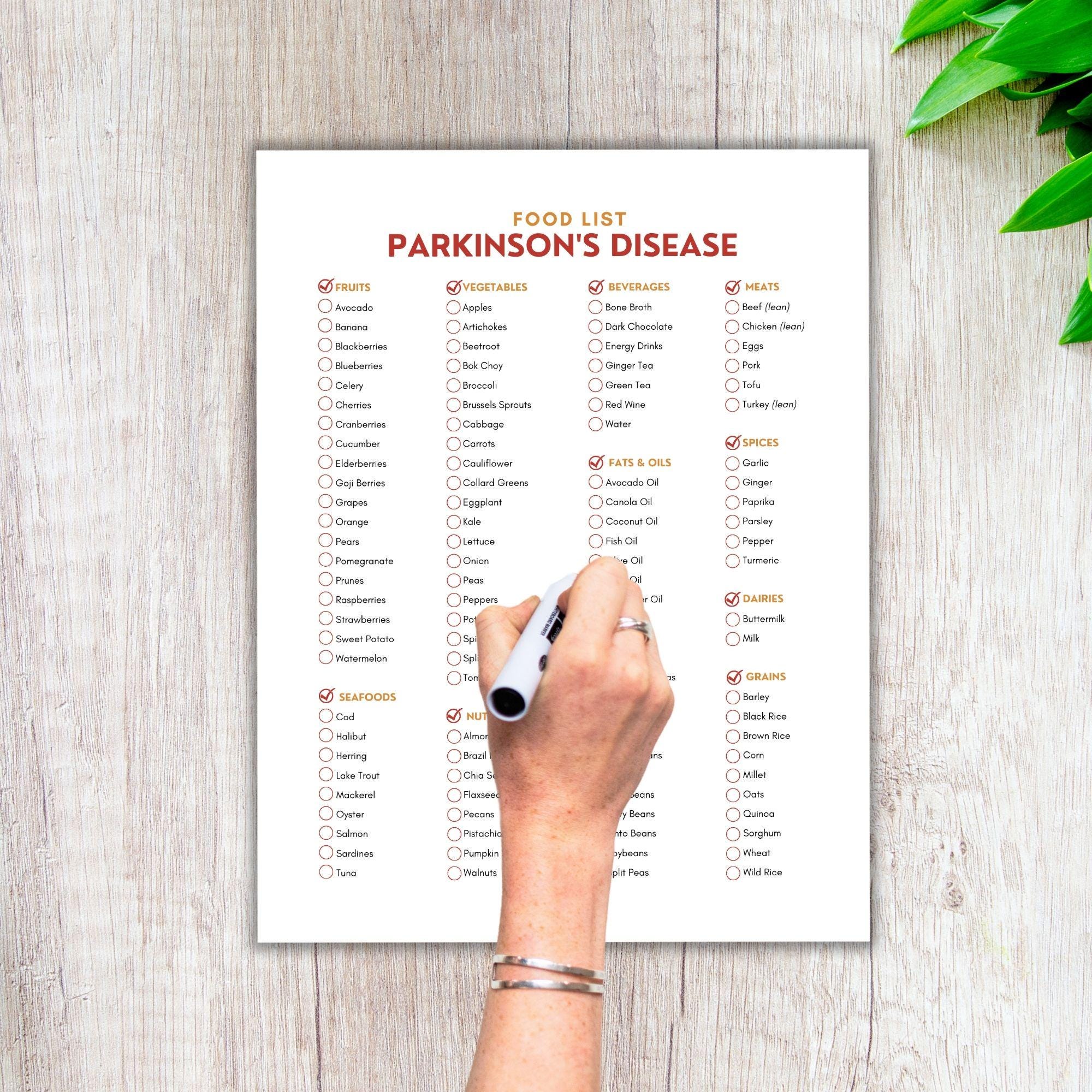 Parkinson's Disease, Food List, Grocery List, Food Guide, Foods to Eat ...