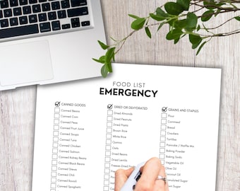 Emergency Food, Food List, Survival Food, Emergency Supplies, Shelf Stable Food, In Case Of Emergency, Emergency Printable, Food Inventory