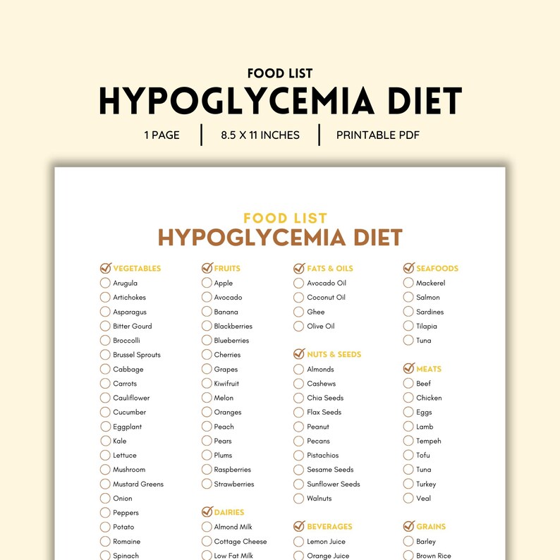 Hypoglycemia Diet, Diabetes Food List, Food Guide, Low Glycemic Foods ...